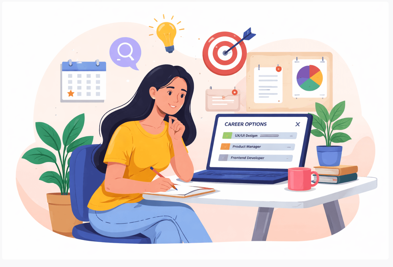 Career test illustration