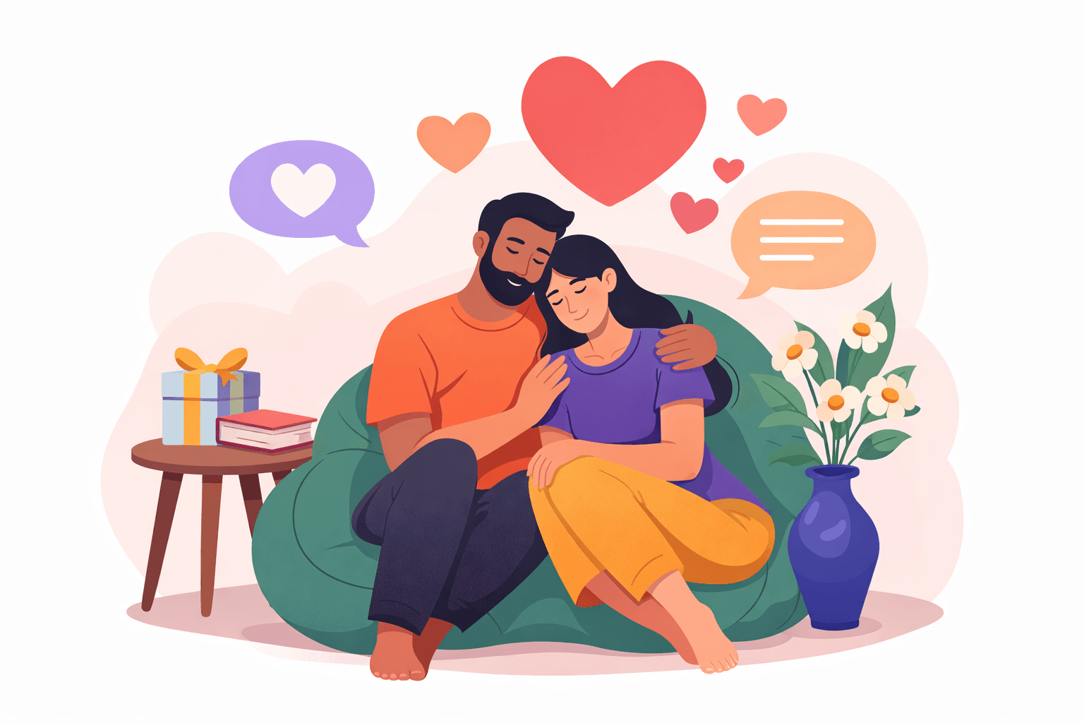 Love language illustration